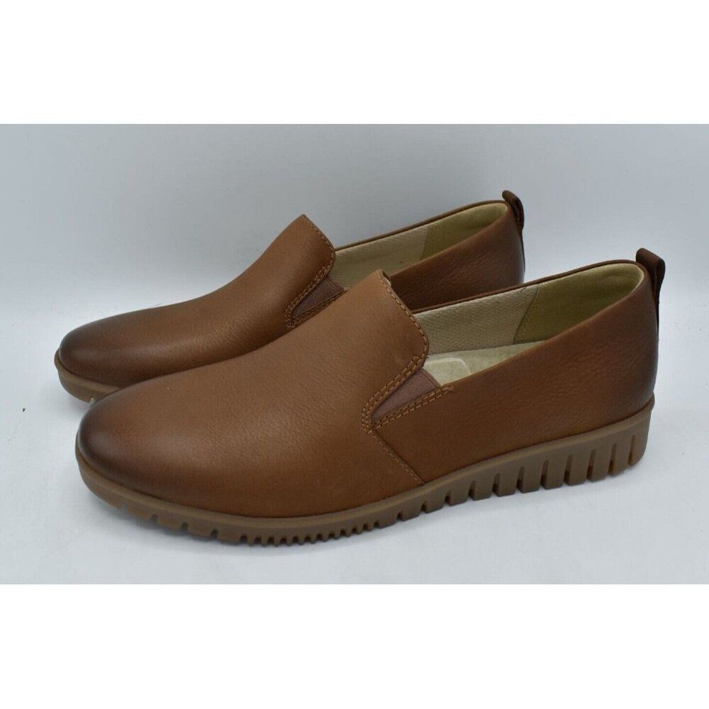 Dansko EU Size 41 US 10.5-11 Linley Burnished Calf‎ Leather Tan Loafers Shoes